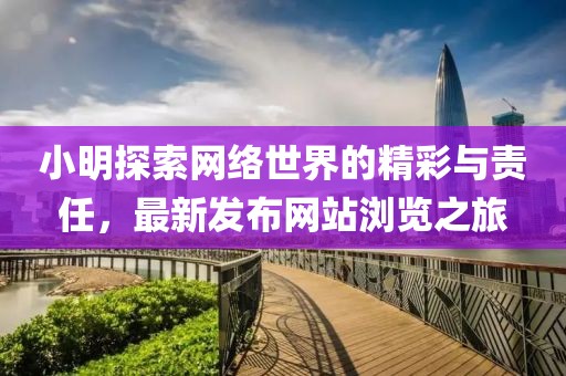 小明探索网络世界的精彩与责任，最新发布网站浏览之旅