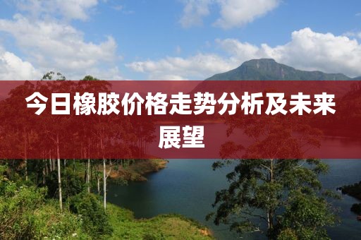 今日橡胶价格走势分析及未来展望