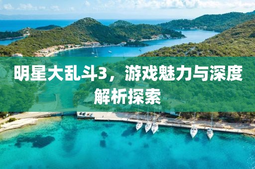 明星大乱斗3，游戏魅力与深度解析探索