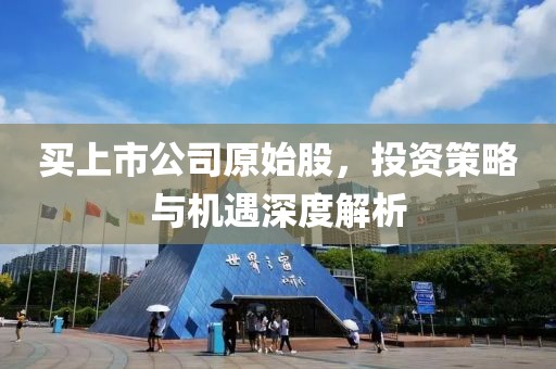 买上市公司原始股，投资策略与机遇深度解析