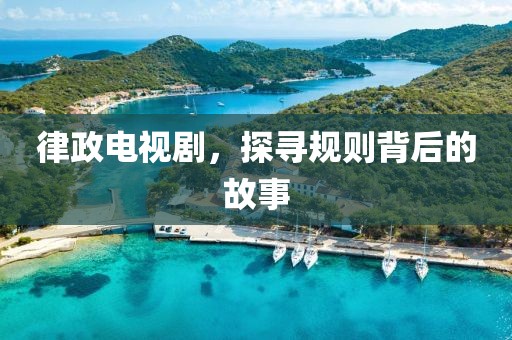律政电视剧，探寻规则背后的故事