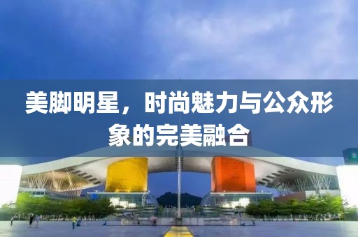 美脚明星，时尚魅力与公众形象的完美融合