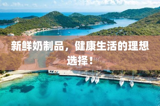 新鲜奶制品，健康生活的理想选择！