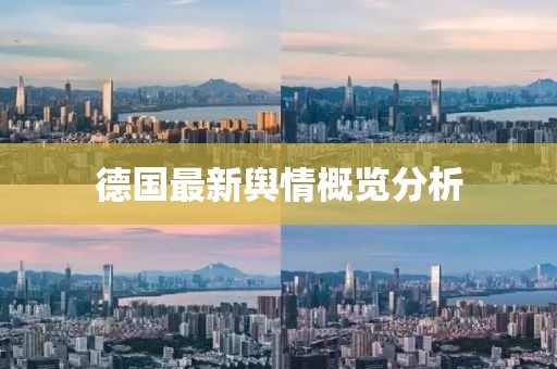 德国最新舆情概览分析