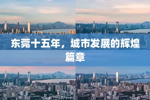 东莞十五年，城市发展的辉煌篇章
