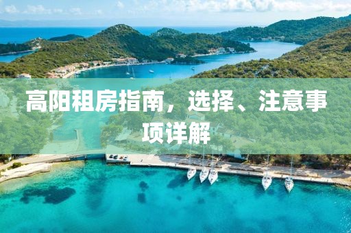 高阳租房指南，选择、注意事项详解