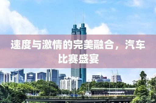 速度与激情的完美融合，汽车比赛盛宴