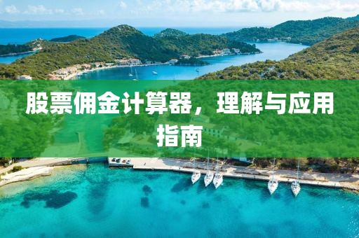 股票佣金计算器，理解与应用指南