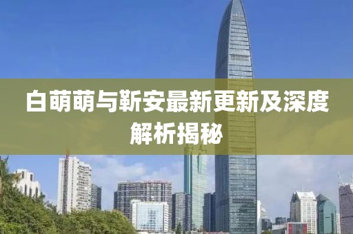白萌萌与靳安最新更新及深度解析揭秘