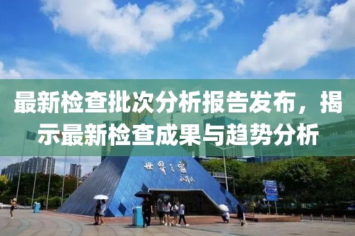 最新检查批次分析报告发布，揭示最新检查成果与趋势分析