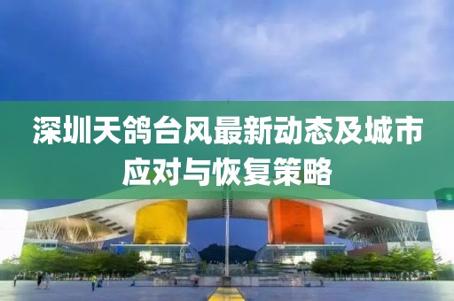 深圳天鸽台风最新动态及城市应对与恢复策略