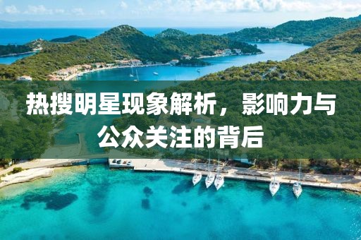 热搜明星现象解析，影响力与公众关注的背后