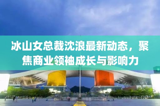 冰山女总裁沈浪最新动态，聚焦商业领袖成长与影响力