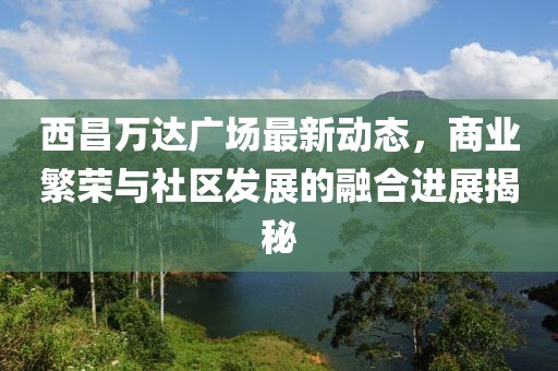 西昌万达广场最新动态，商业繁荣与社区发展的融合进展揭秘