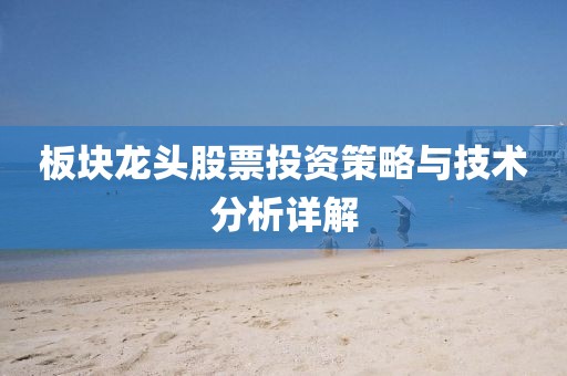 板块龙头股票投资策略与技术分析详解