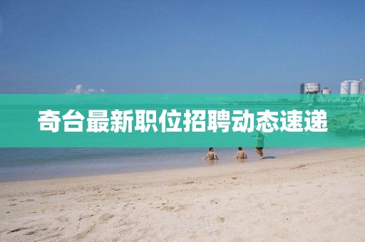 奇台最新职位招聘动态速递