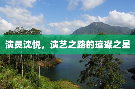 演员沈悦，演艺之路的璀璨之星