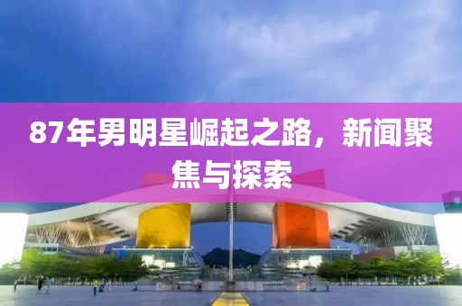 87年男明星崛起之路，新闻聚焦与探索