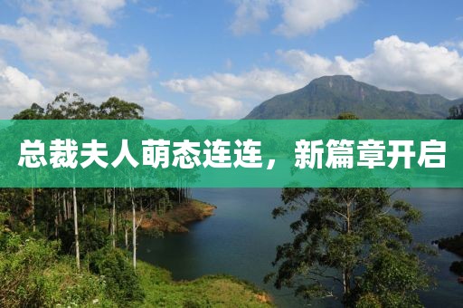 总裁夫人萌态连连，新篇章开启