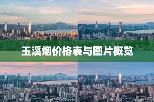 玉溪烟价格表与图片概览