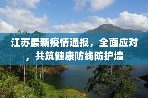 江苏最新疫情通报，全面应对，共筑健康防线防护墙