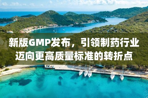 新版GMP发布，引领制药行业迈向更高质量标准的转折点