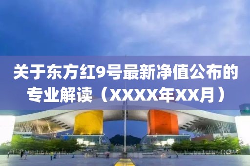 关于东方红9号最新净值公布的专业解读（XXXX年XX月）