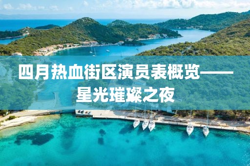 四月热血街区演员表概览——星光璀璨之夜