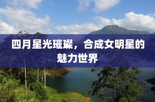 四月星光璀璨，合成女明星的魅力世界