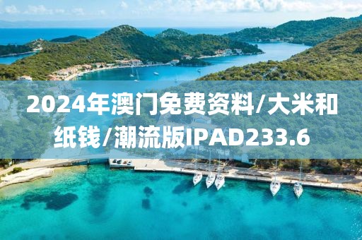 2024年澳门免费资料/大米和纸钱/潮流版IPAD233.6