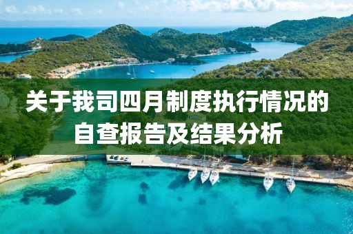 关于我司四月制度执行情况的自查报告及结果分析
