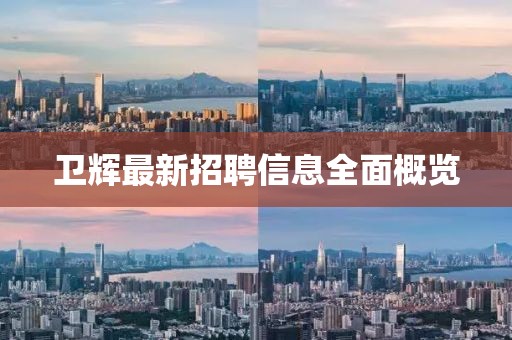 卫辉最新招聘信息全面概览