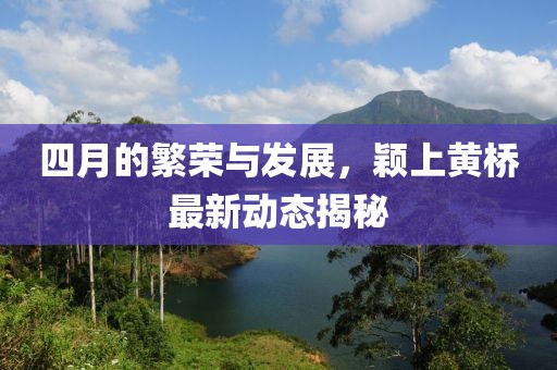 四月的繁荣与发展，颖上黄桥最新动态揭秘