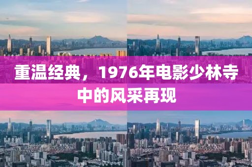 重温经典，1976年电影少林寺中的风采再现