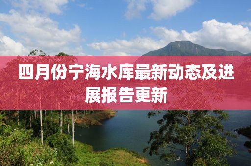 四月份宁海水库最新动态及进展报告更新