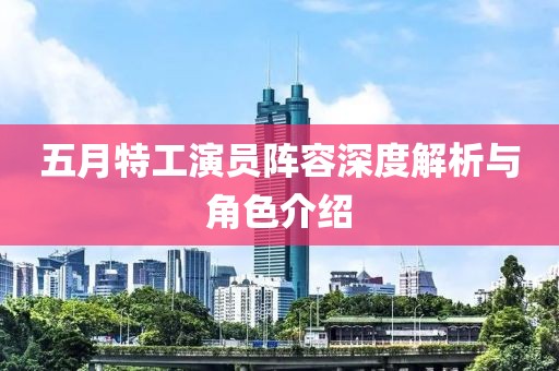 五月特工演员阵容深度解析与角色介绍