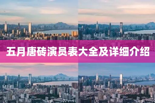五月唐砖演员表大全及详细介绍