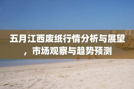 五月江西废纸行情分析与展望，市场观察与趋势预测