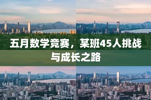 五月数学竞赛，某班45人挑战与成长之路