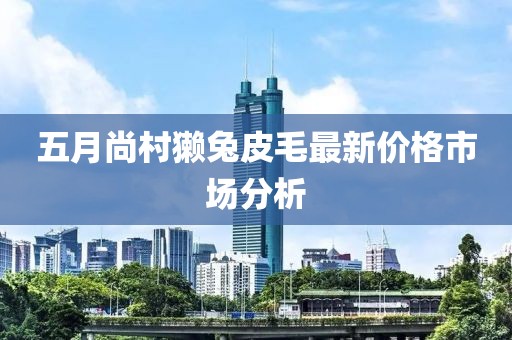 五月尚村獭兔皮毛最新价格市场分析