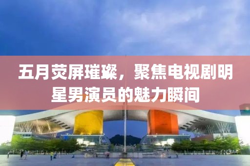 五月荧屏璀璨，聚焦电视剧明星男演员的魅力瞬间
