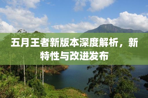 五月王者新版本深度解析，新特性与改进发布