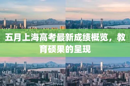 五月上海高考最新成绩概览，教育硕果的呈现