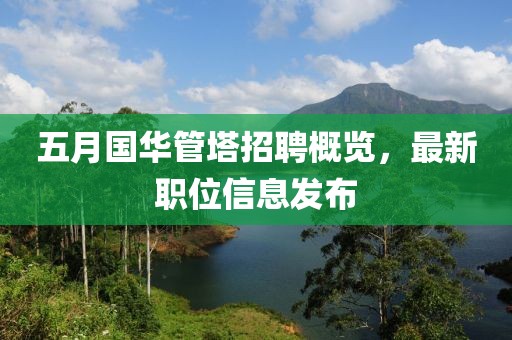 五月国华管塔招聘概览，最新职位信息发布