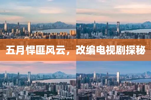 五月悍匪风云，改编电视剧探秘