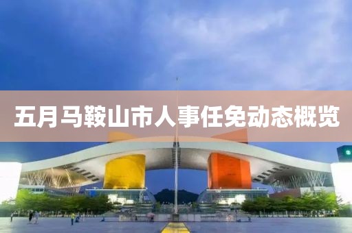 五月马鞍山市人事任免动态概览