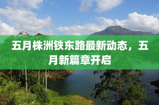五月株洲铁东路最新动态，五月新篇章开启
