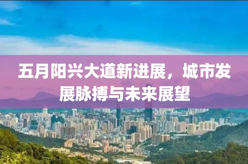 五月阳兴大道新进展，城市发展脉搏与未来展望