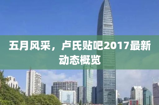 五月风采，卢氏贴吧2017最新动态概览