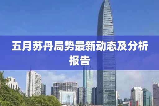 五月苏丹局势最新动态及分析报告